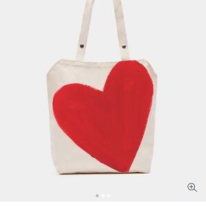 Francis Valentine - Canvas Heart Easy Tote